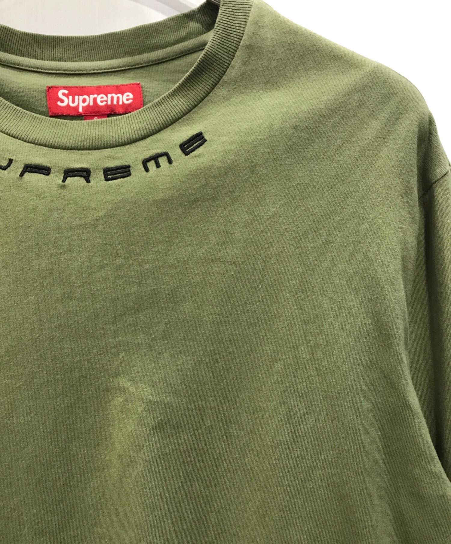 中古・古着通販】Supreme (シュプリーム) collar logo l/s top 