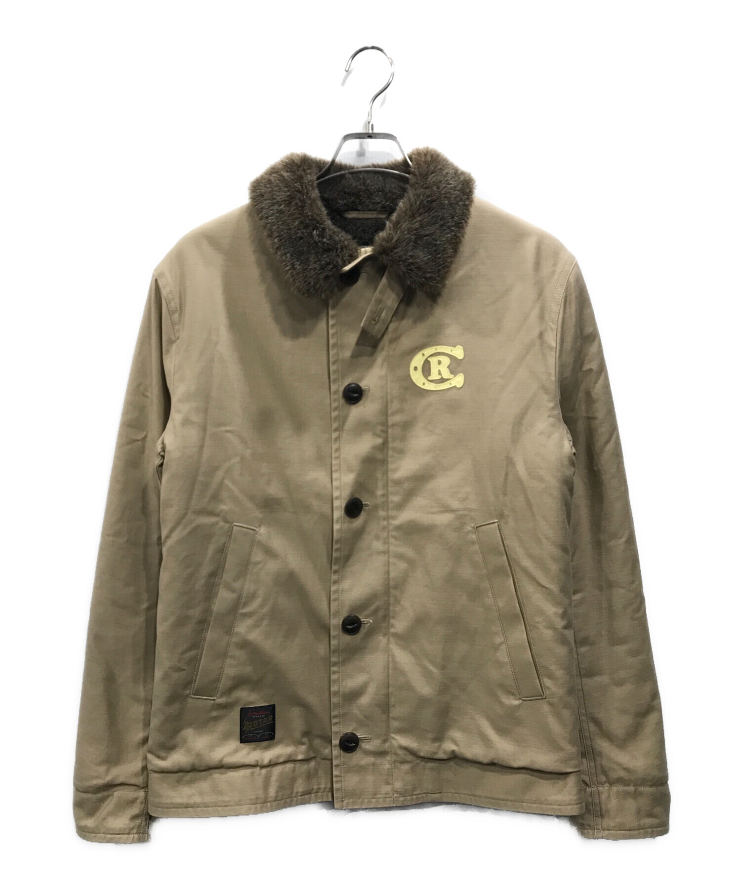 中古・古着通販】ROTAR (ローター) Back satin Deck JKT ベージュ 