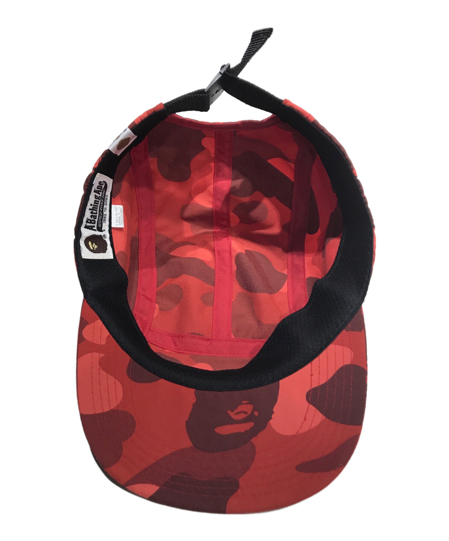 A BATHING APE 赤カモ キャップ 当時物 エイプ 完売品 【公式通販】