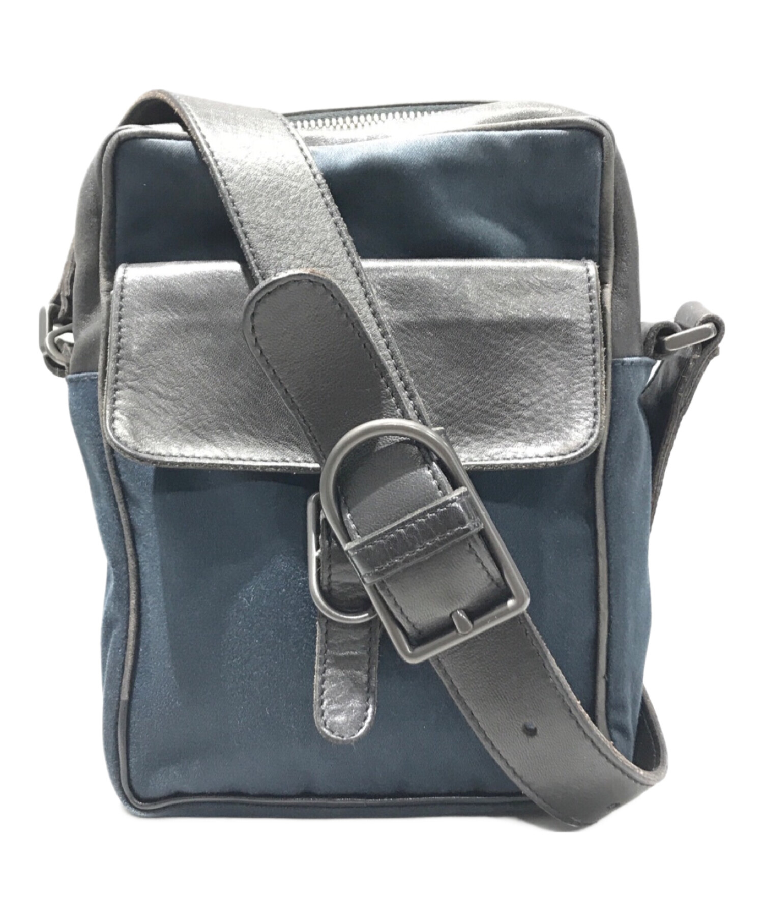 中古・古着通販】BOTTEGA VENETA (ボッテガベネタ) レザー切替 