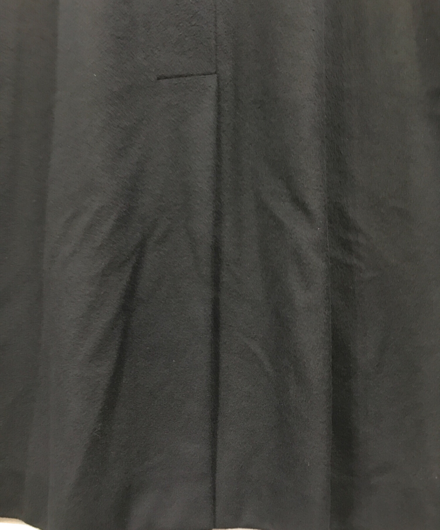 パパスPAPAS カシミアコート 中古・古着通販】PAPAS (パパス) カシミヤコート ネイビー サイズ:M