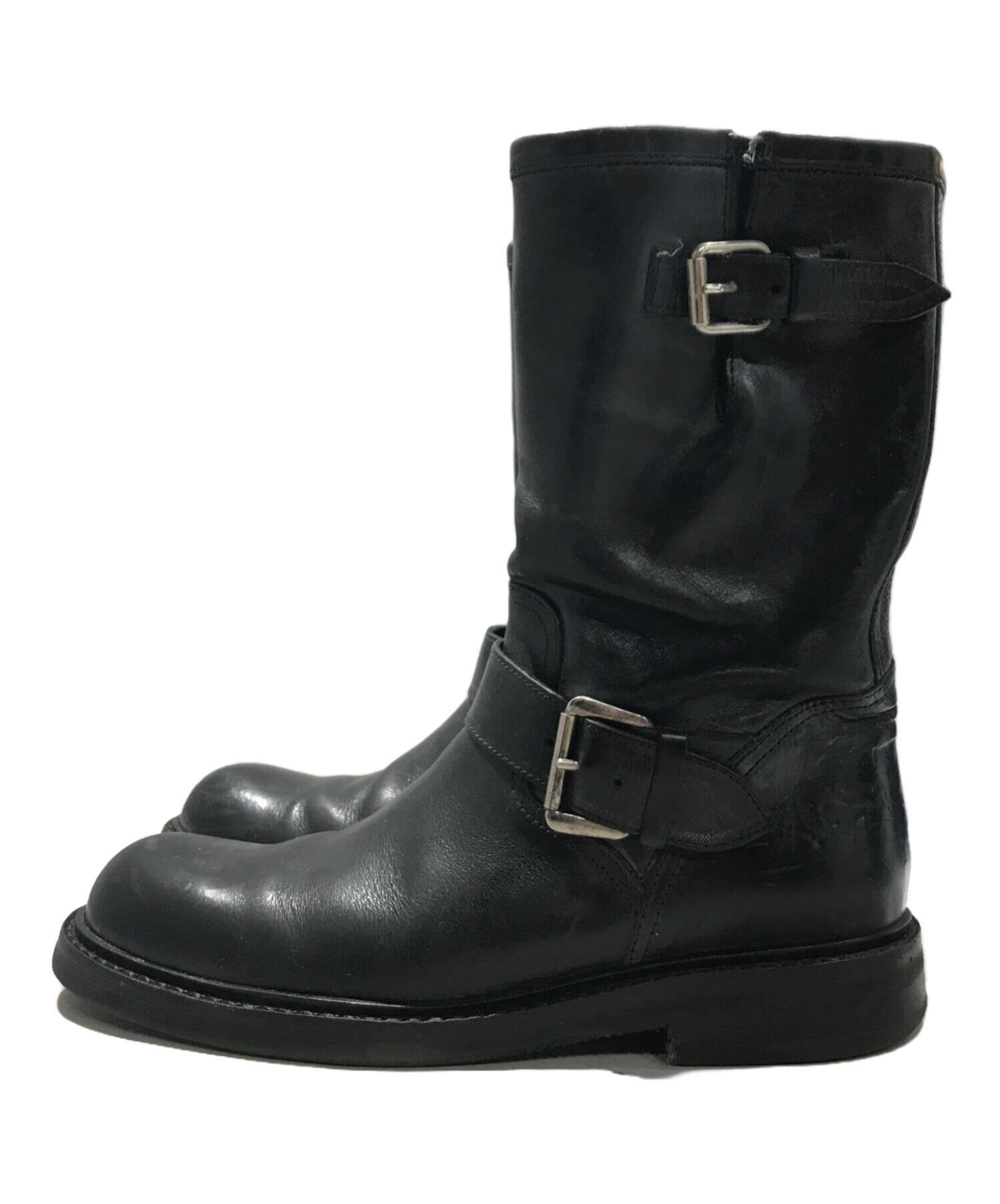 中古・古着通販】BUTTERO (ブッテロ) エンジニアブーツ ブラック