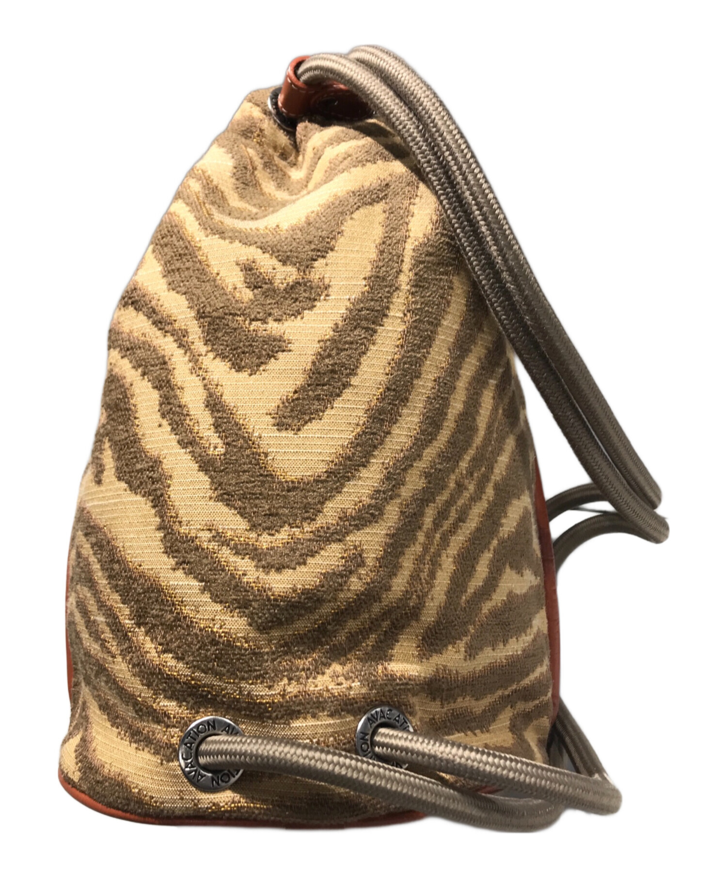 美品　A VACATION ア ヴァケーション POOL ゼブラ　完売品 中古・古着通販】A VACATION (アヴァケーション) POOL ZEBRA巾着バッグ