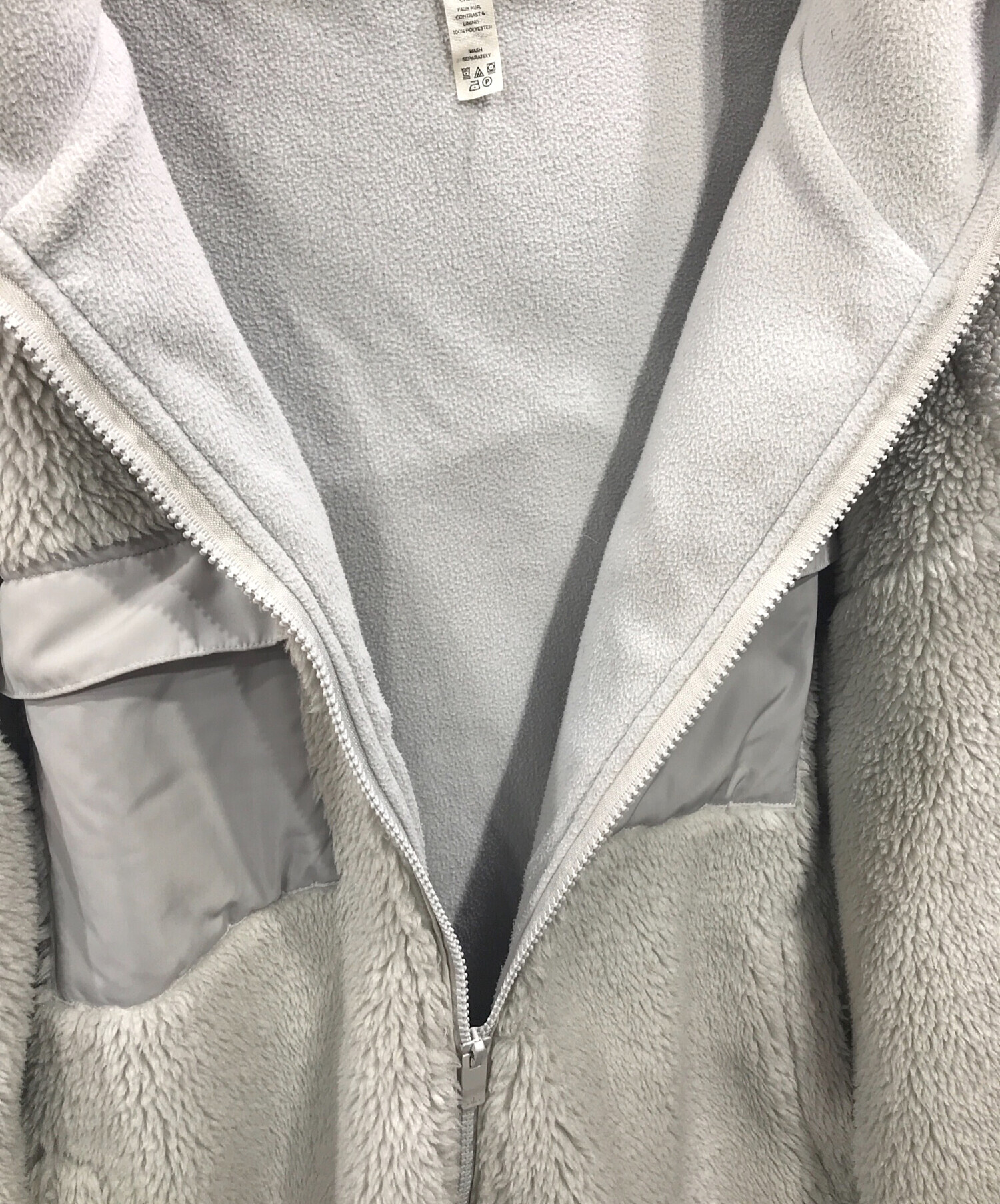 中古・古着通販】ALO Yoga (アローヨガ) ボアジャケット グレー サイズ