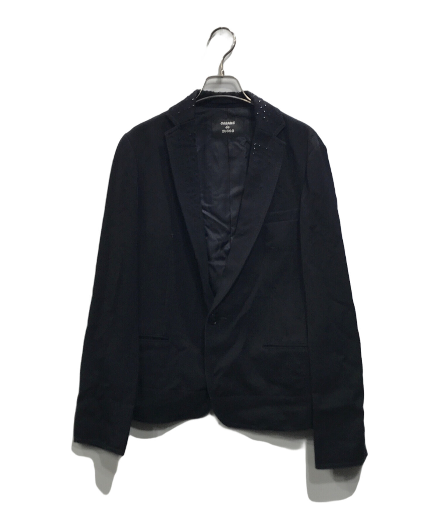 中古・古着通販CABANE CABANE de ZUCCA ブラックテーラードジャケット 