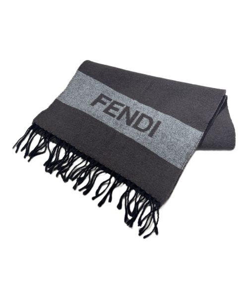FENDI マフラー未使用　タグ付き FENDI フェンディ マフラー FXT117 ASG2 レディース リブ