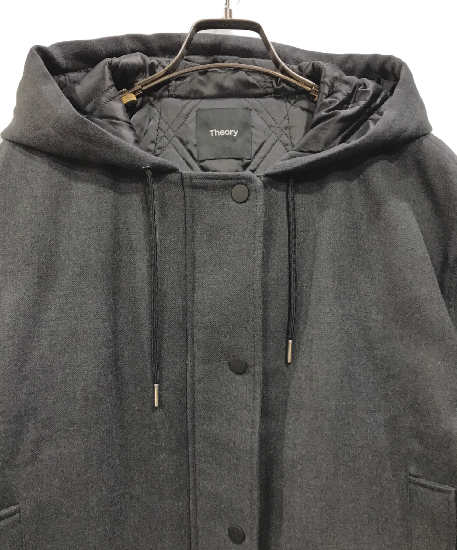 中古・古着通販】theory (セオリー) Double Flannel Cropped Parka