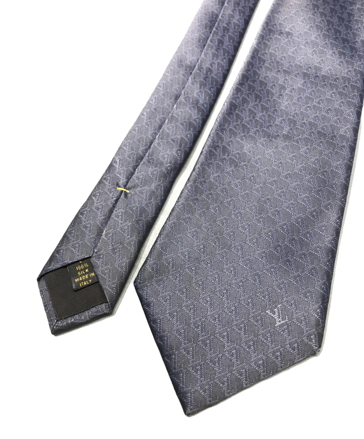 中古・古着通販】LOUIS VUITTON (ルイ ヴィトン) ネクタイ グレー