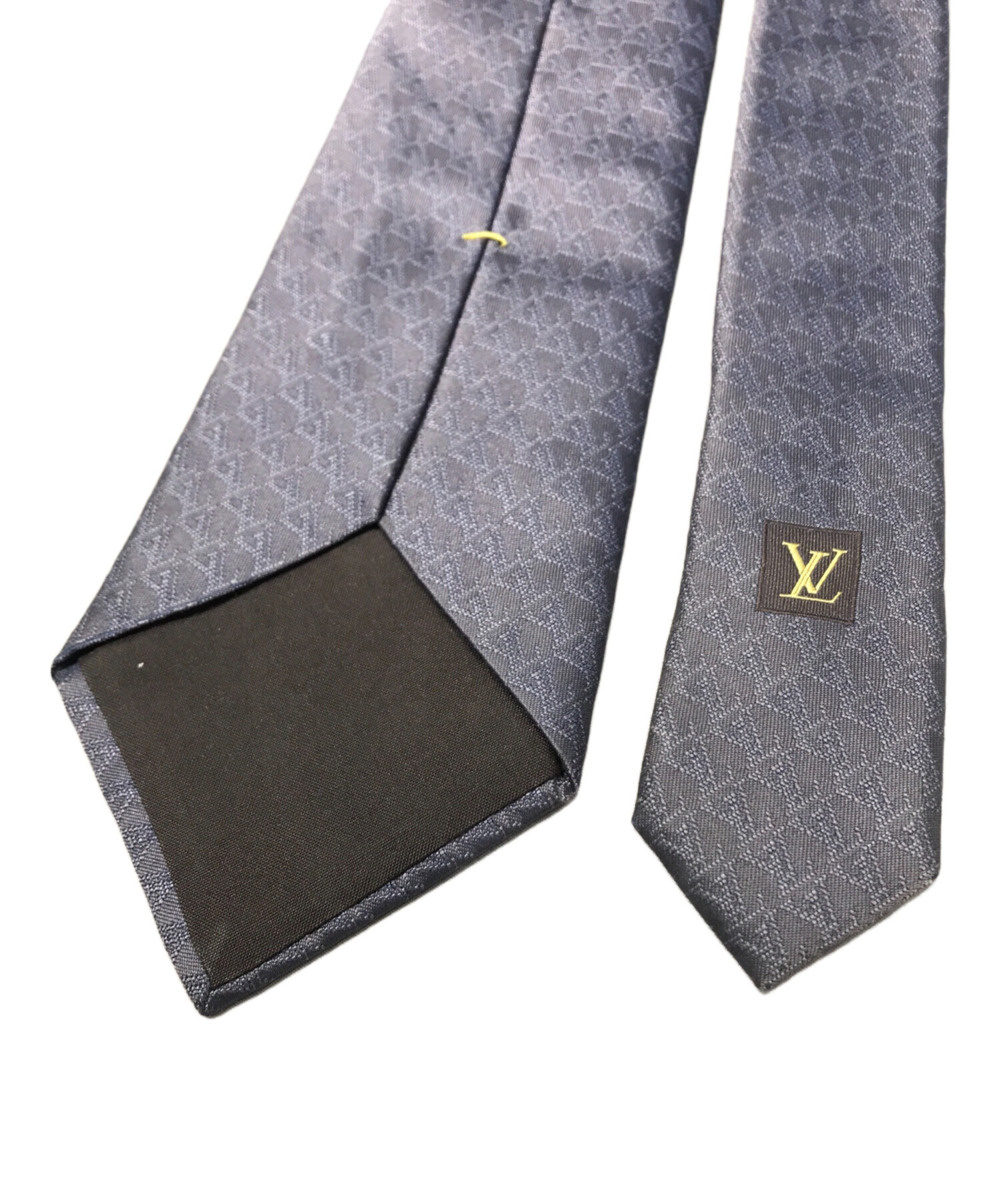 中古・古着通販】LOUIS VUITTON (ルイ ヴィトン) ネクタイ グレー