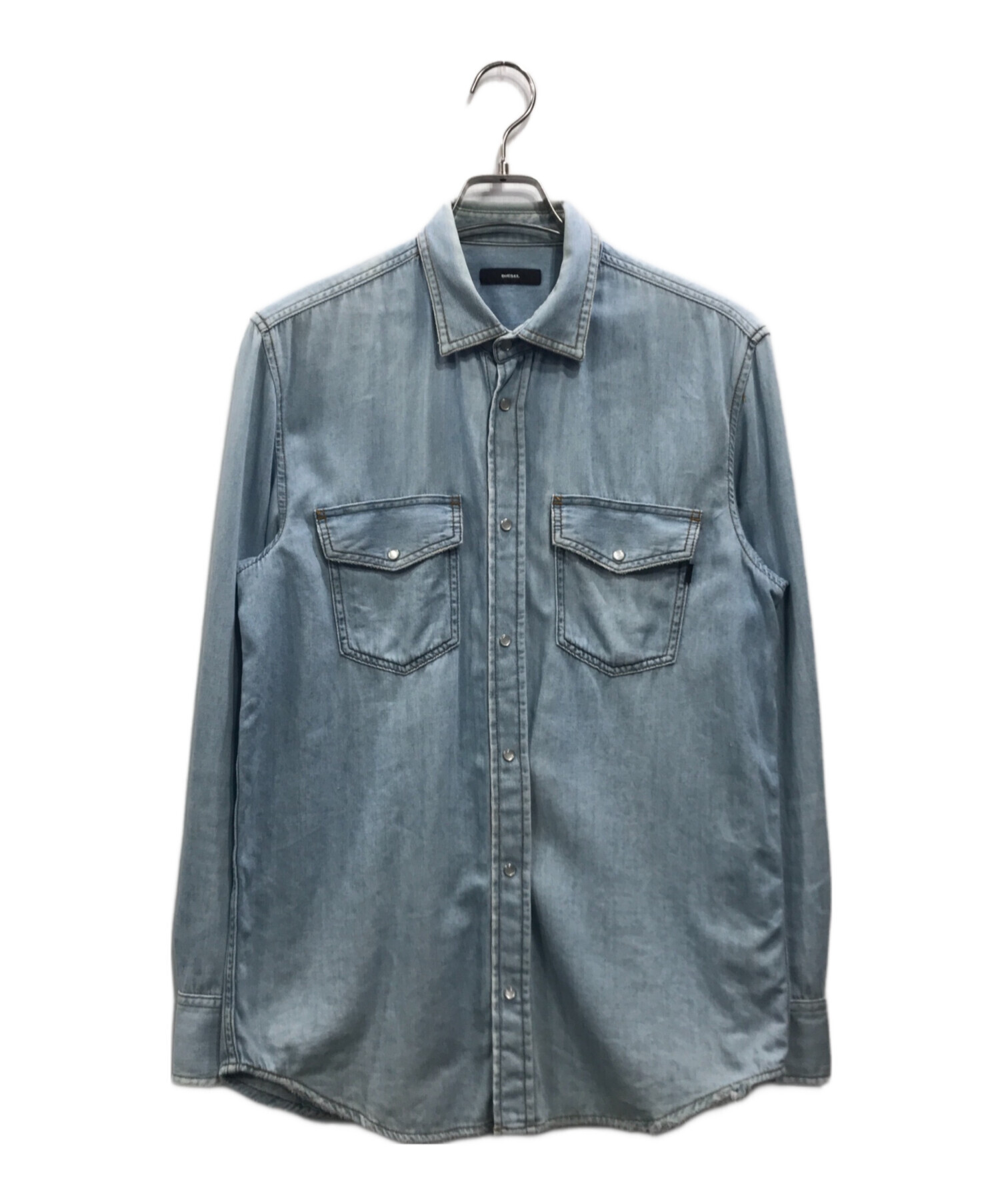 中古・古着通販】DIESEL (ディーゼル) D-ROOKEデニムシャツ インディゴ 