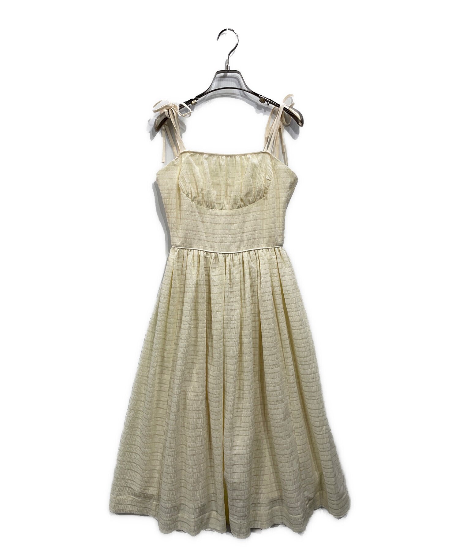 中古・古着通販】Bibiy. (ビビィ) キャミソールワンピース アイボリー