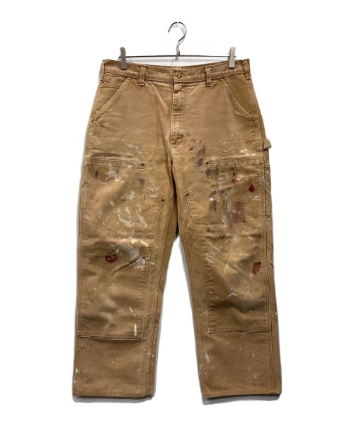 Carhartt ベージュ ダブルニー 中古・古着通販】CarHartt (カーハート) ダブルニーパンツ ベージュ
