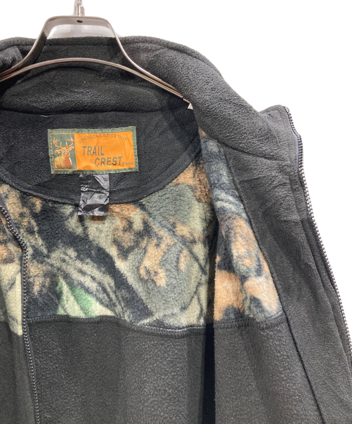 【21】TRAIL CREST トレイルクレスト ツリー柄フリースジャケット Trail Crest アウター カモフラージュ ツリーカモフリース Columbia