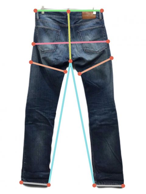 古着 希少 ラルフローレン　パープルレーベル　ダメージデニムw32イタリア製 古着 希少 ラルフローレン パープルレーベル ダメージデニムw32