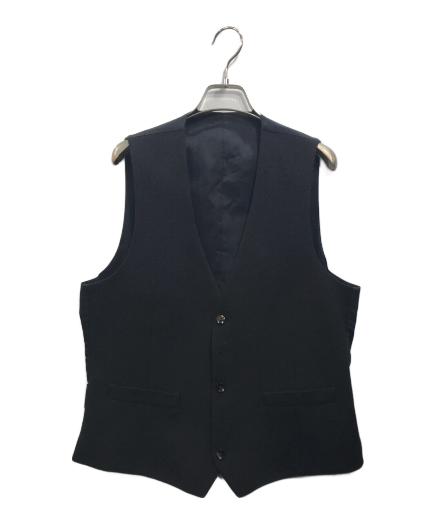 m*a様 ラルディーニ　lardini ベスト　ジレ　46 ネイビー ラルディーニのネイビージレ LARDINI 近年モデル ラルディーニ サイズ