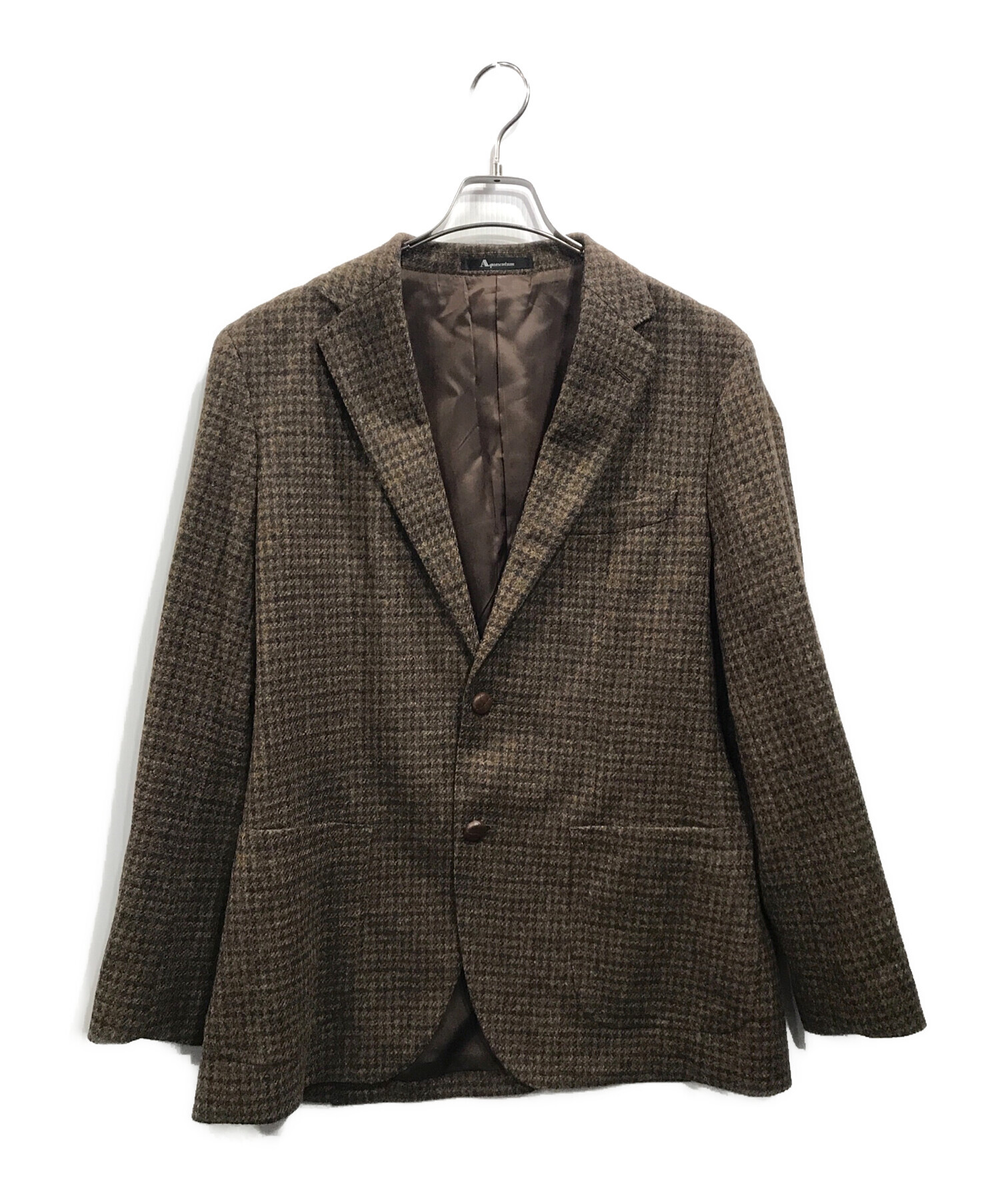 中古・古着通販】Aquascutum (アクアスキュータム) ツイードジャケット