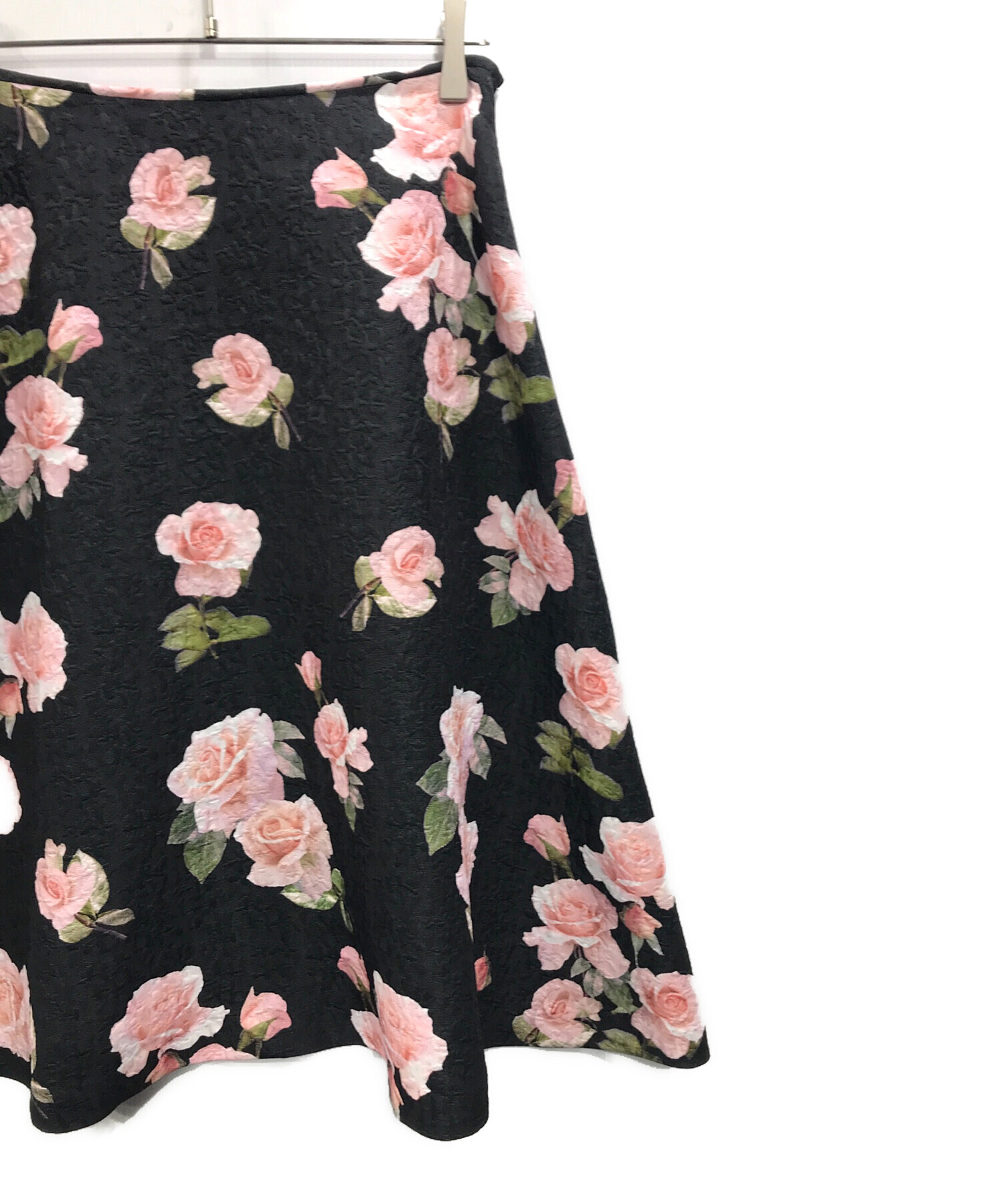 中古・古着通販】M'S GRACY (エムズグレイシー) バラ柄スカート