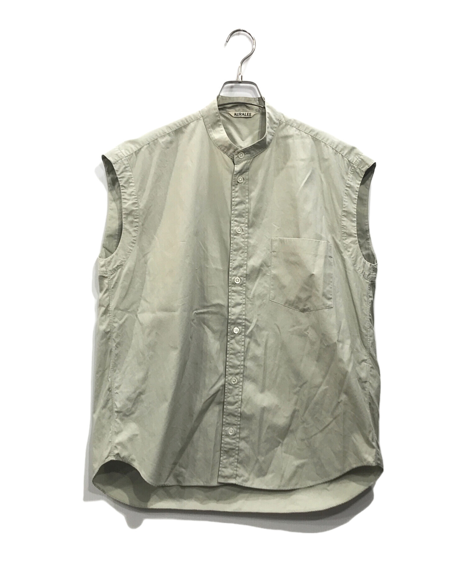 中古・古着通販】AURALEE (オーラリー) WASHED FINX TWILL SLEEVELESS 