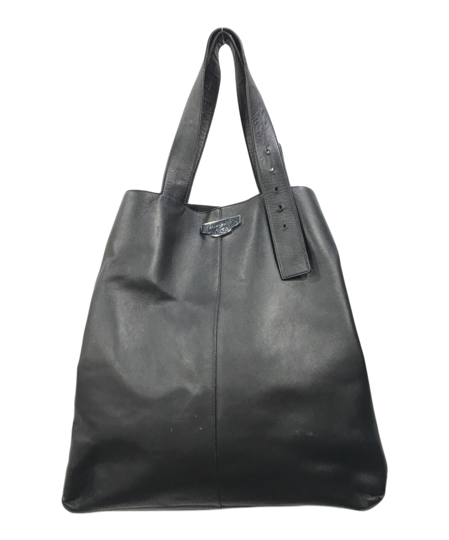 BALENCIAGA ブラック レザー トートバッグ 【公式通販】
