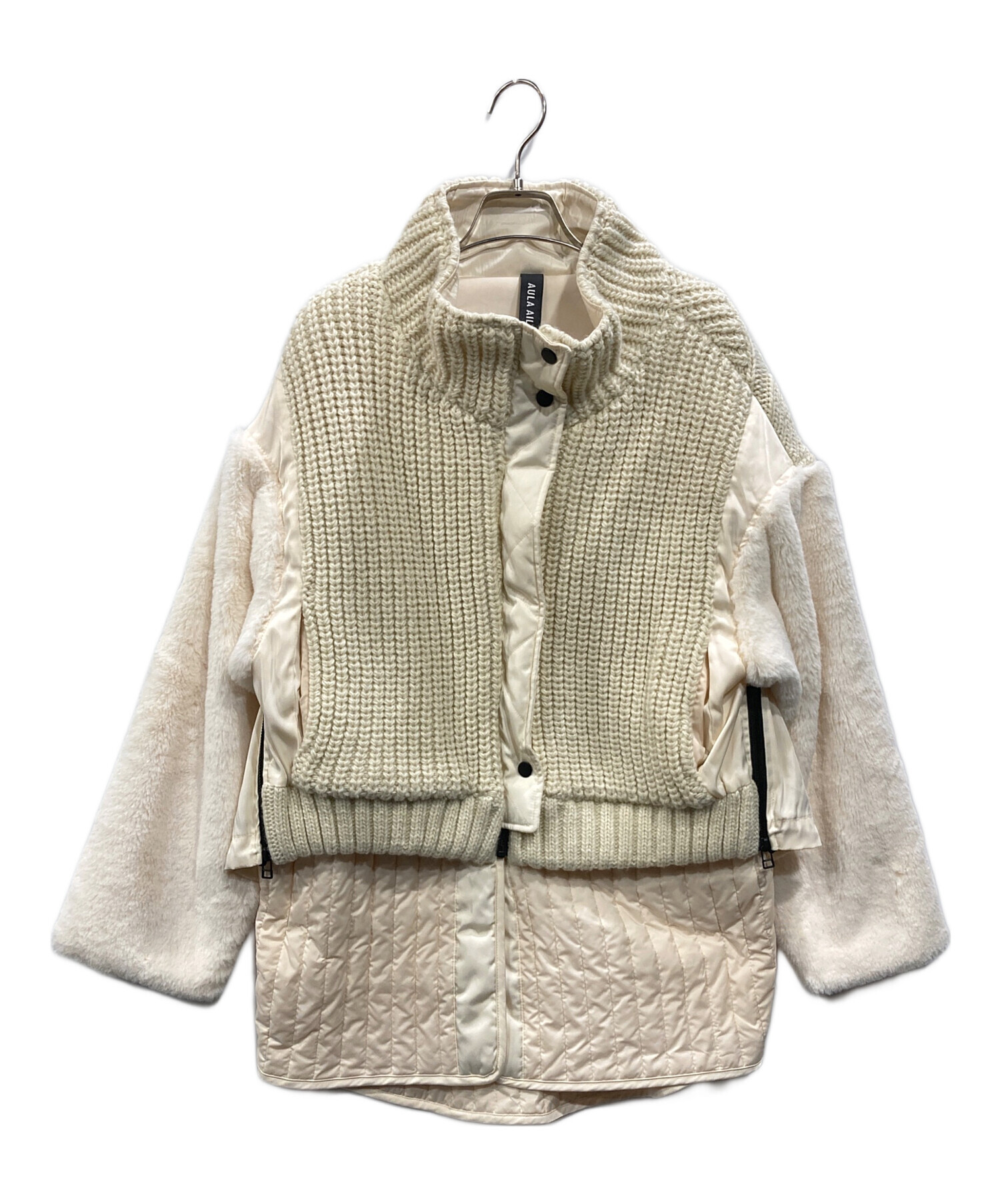 AULA AILA レイヤードブルゾン 中古・古着通販】AULA AILA (アウラアイラ) レイヤードブルゾン