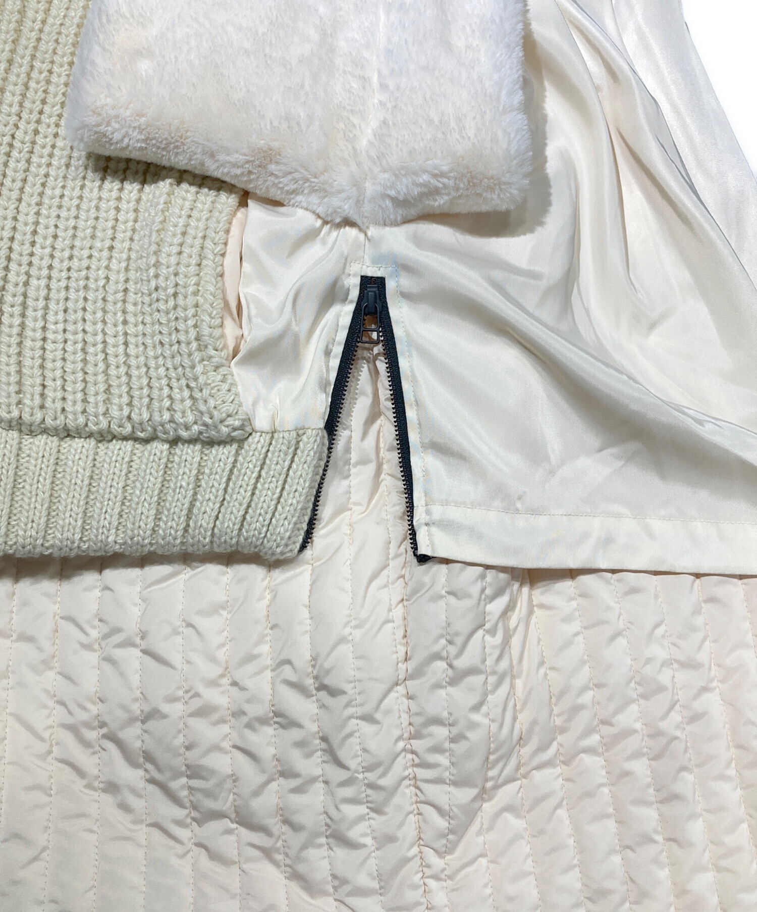 AULA AILA レイヤードブルゾン 中古・古着通販】AULA AILA (アウラアイラ) レイヤードブルゾン