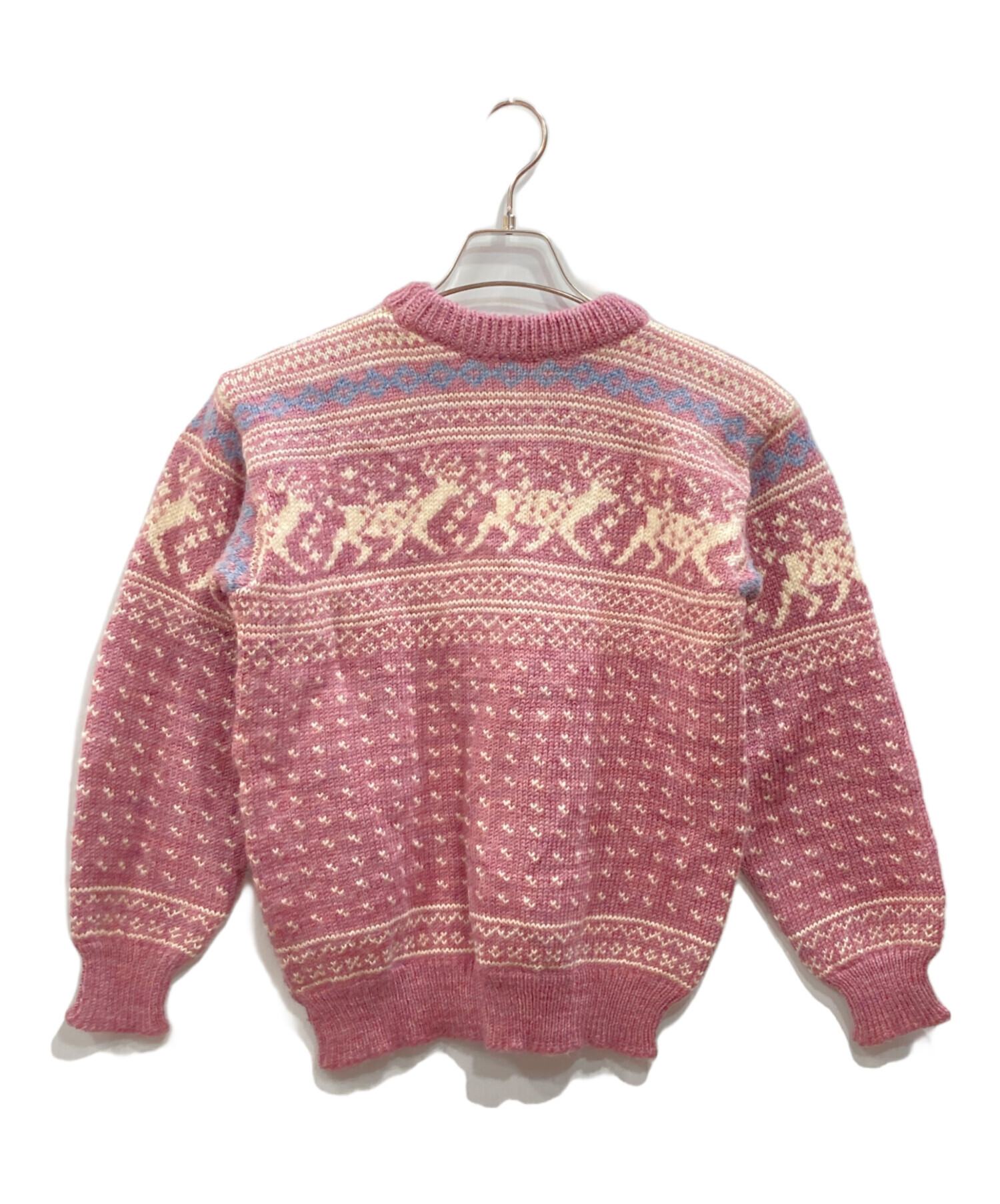 中古・古着通販】L.L.Bean (エルエルビーン) バーズアイニット ピンク 