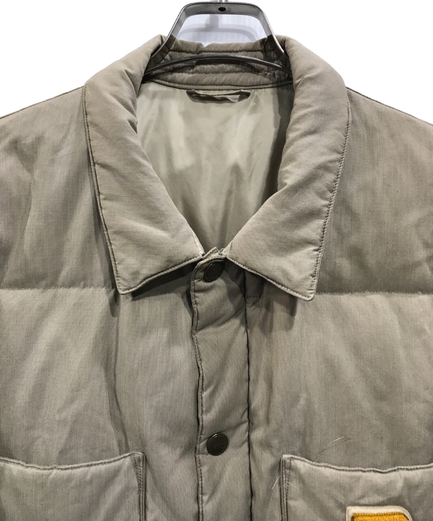 中古・古着通販】PAPAS (パパス) ダウンジャケット ベージュ サイズ:52