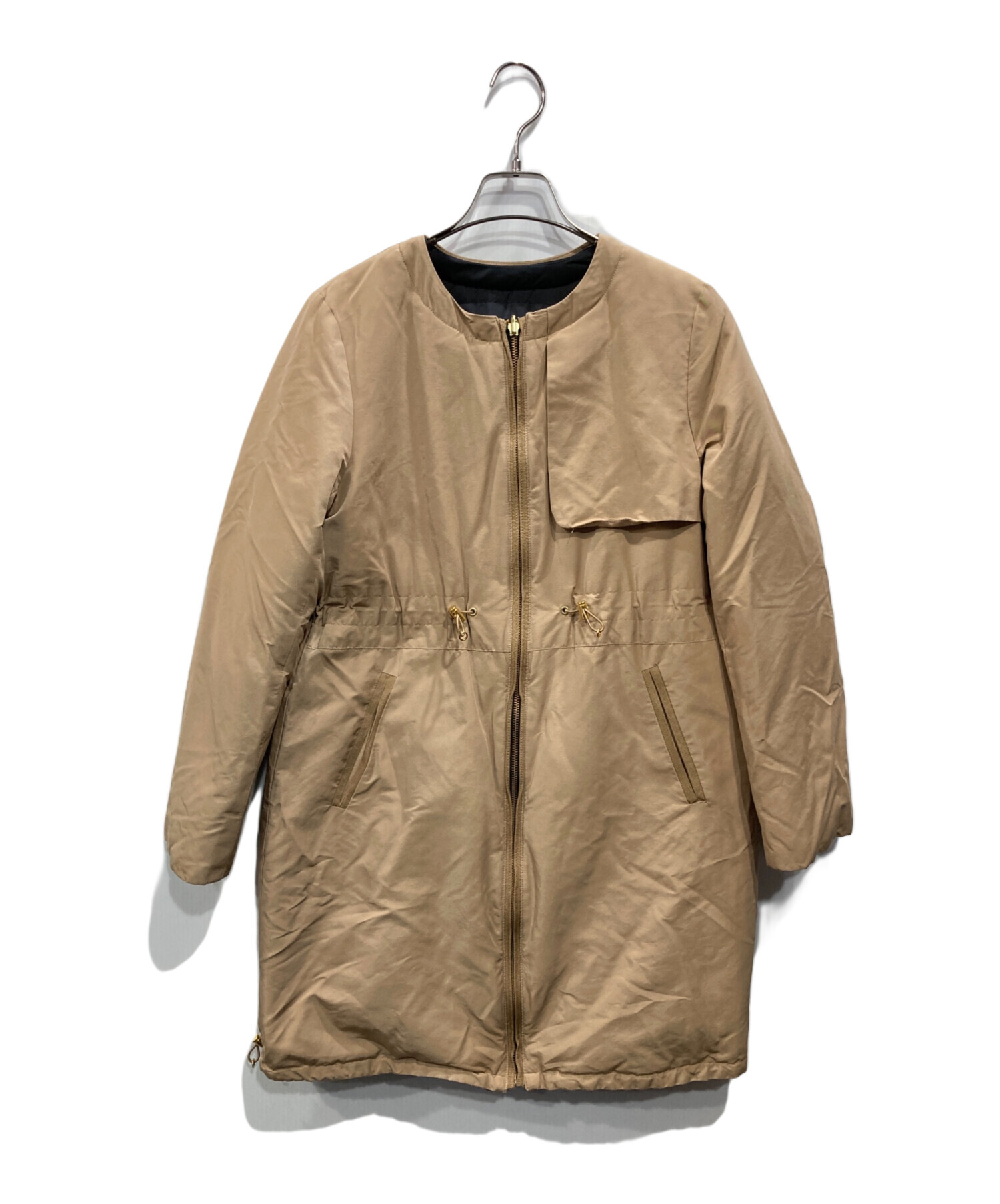 中古・古着通販】ROPE (ロペ) リバーシブルダウンコート ベージュ 