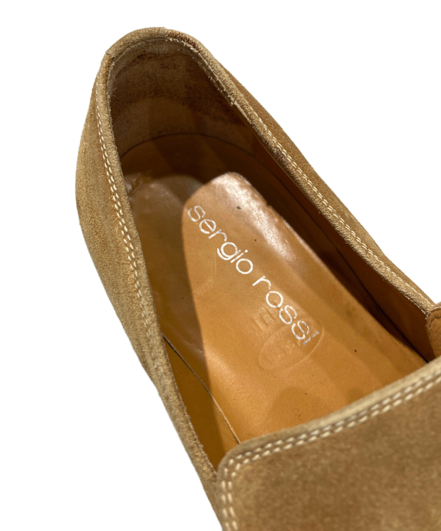 中古・古着通販】sergio rossi (セルジオロッシ) スウェードローファー