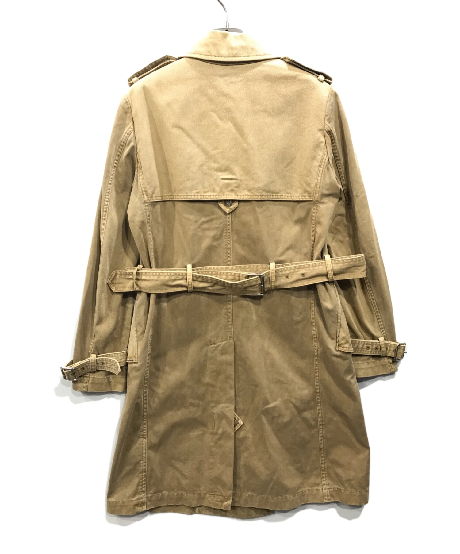 中古・古着通販】DIESEL (ディーゼル) トレンチコート ベージュ サイズ