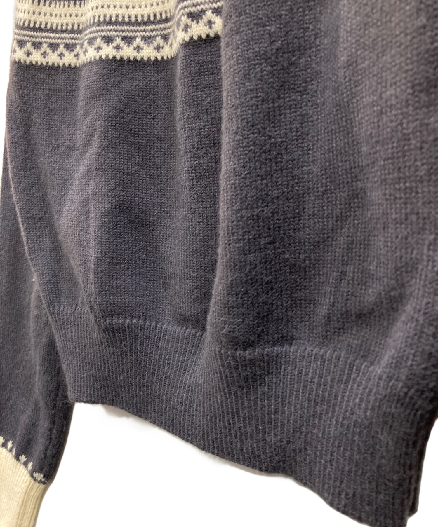 中古・古着通販】Bibiy. (ビビィ) HOLIDAY KNIT ネイビー サイズ:Free