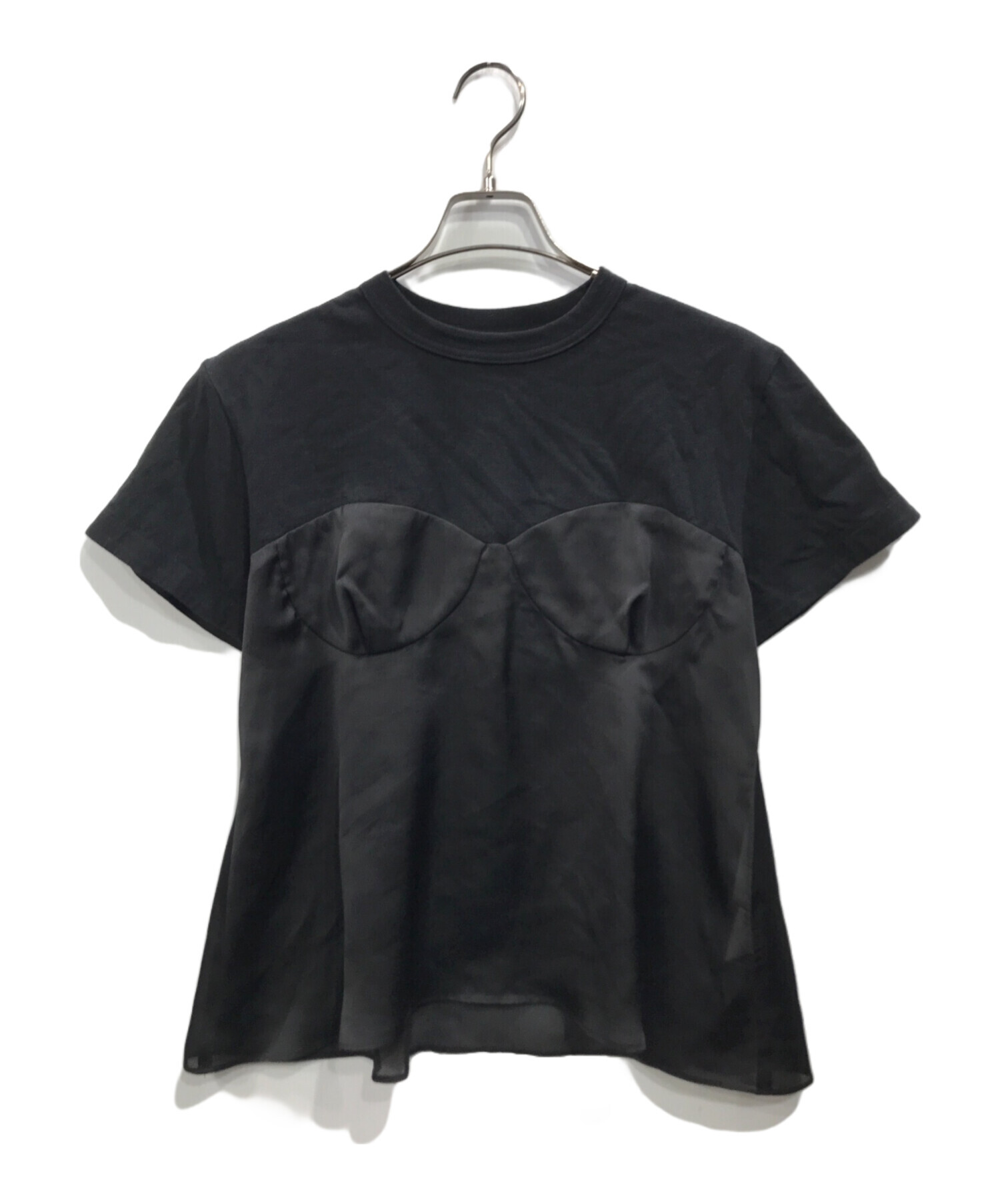 中古・古着通販】sacai (サカイ) Cotton Jersey T-shirt Corset Detail