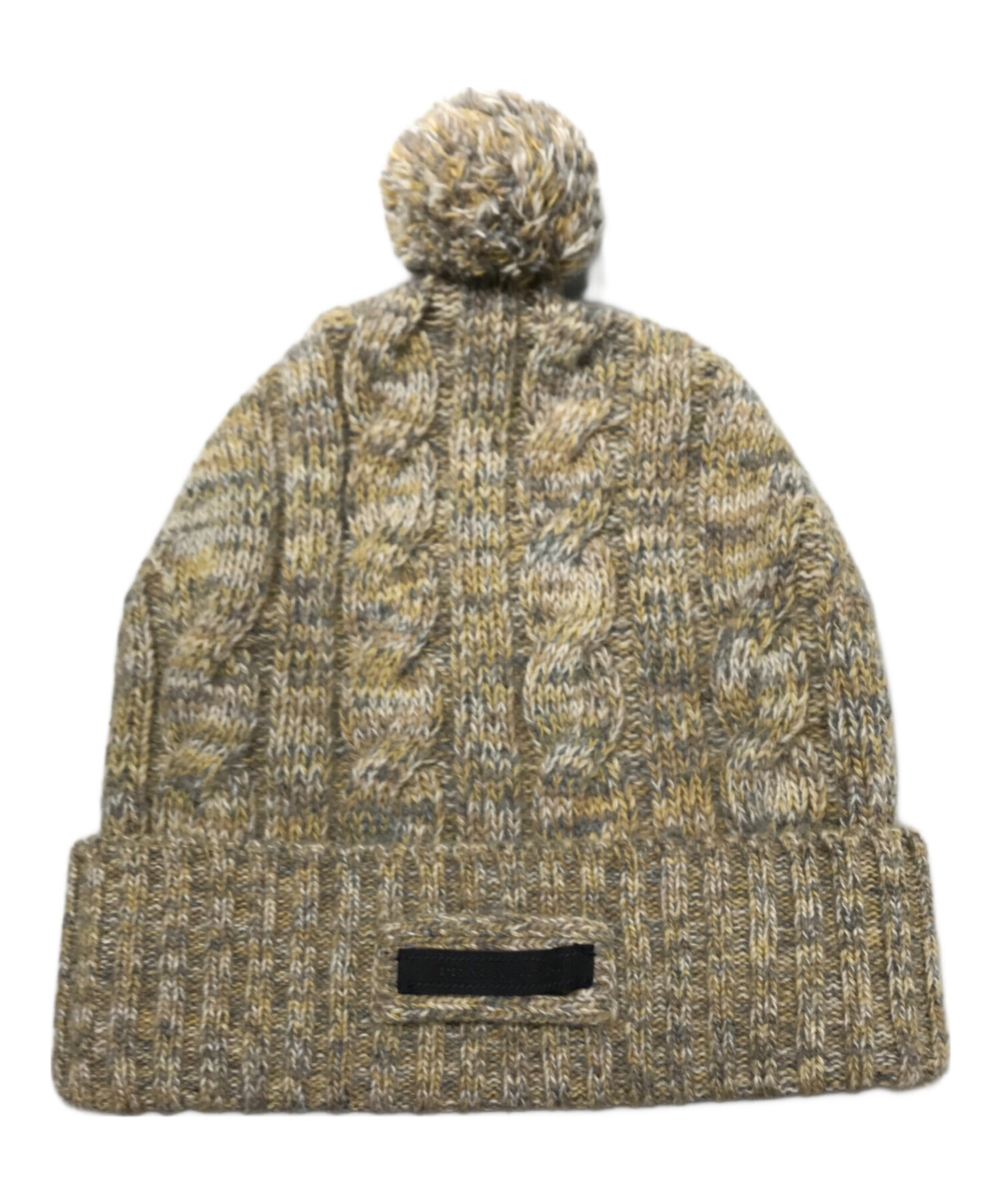 中古・古着通販】PRADA (プラダ) ニット帽 ベージュ サイズ:M