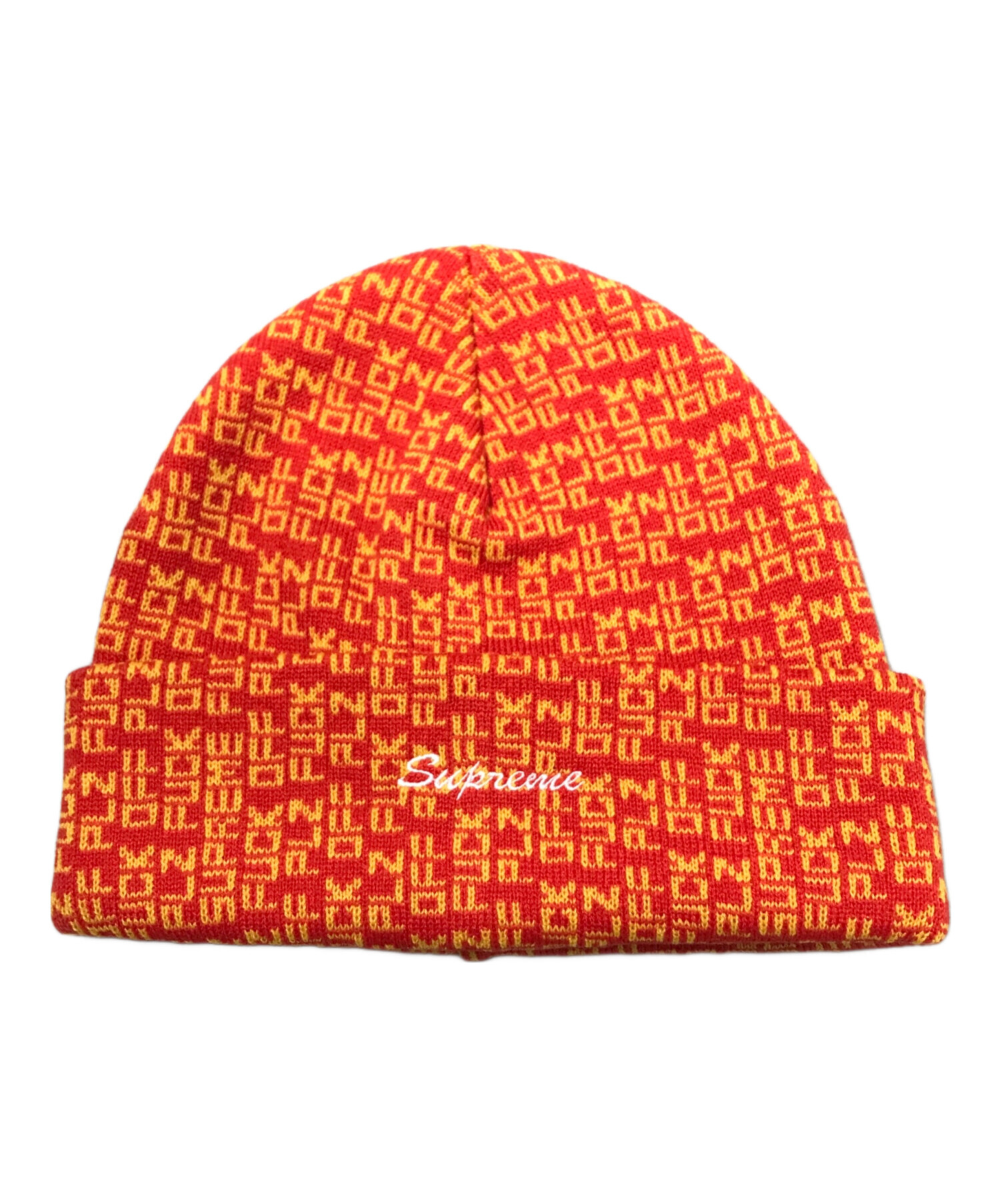 中古・古着通販】SUPREME (シュプリーム) Fuck Off Beanie オレンジ 