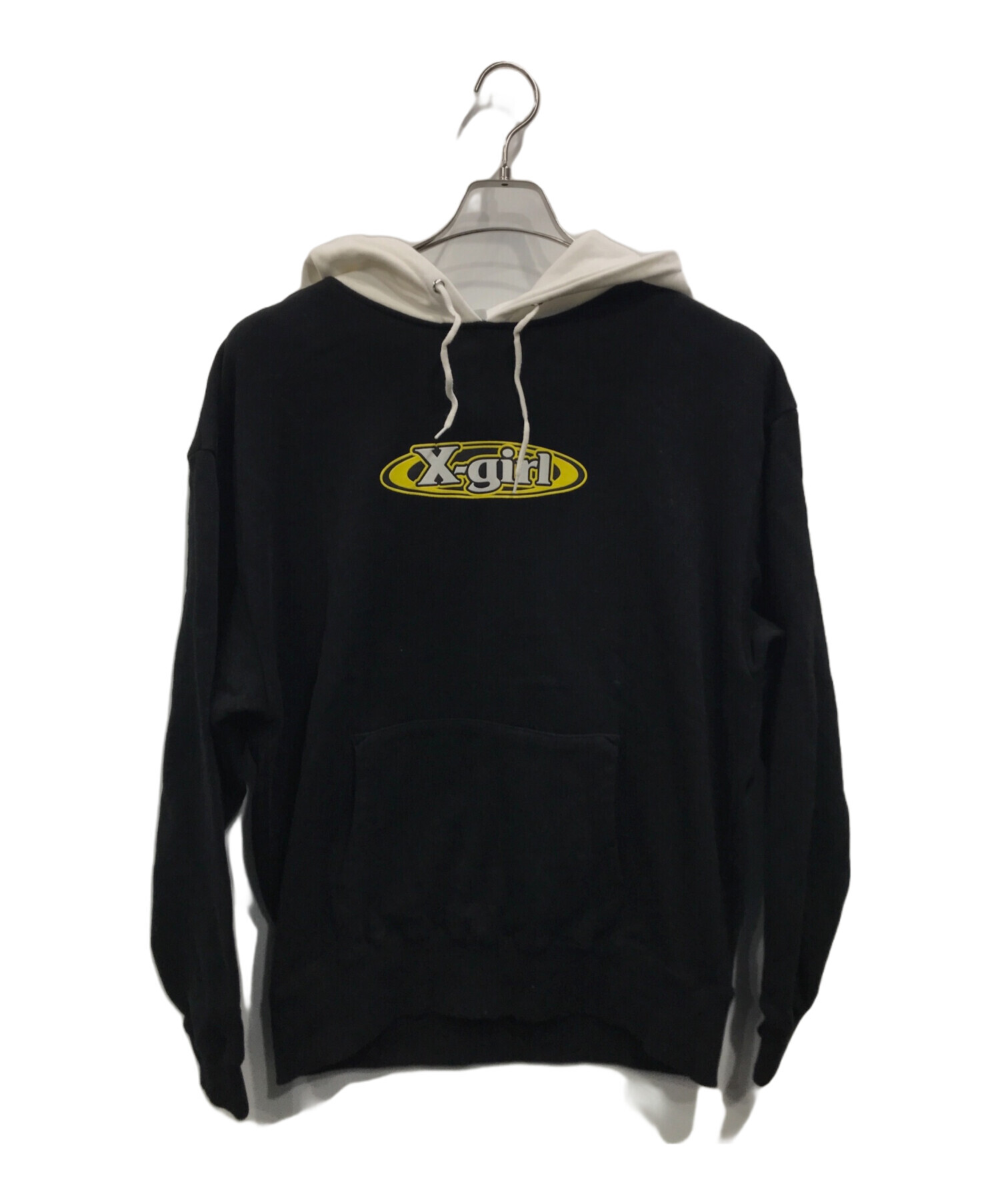 中古・古着通販】X-girl (エックスガール) パーカー ブラック サイズ