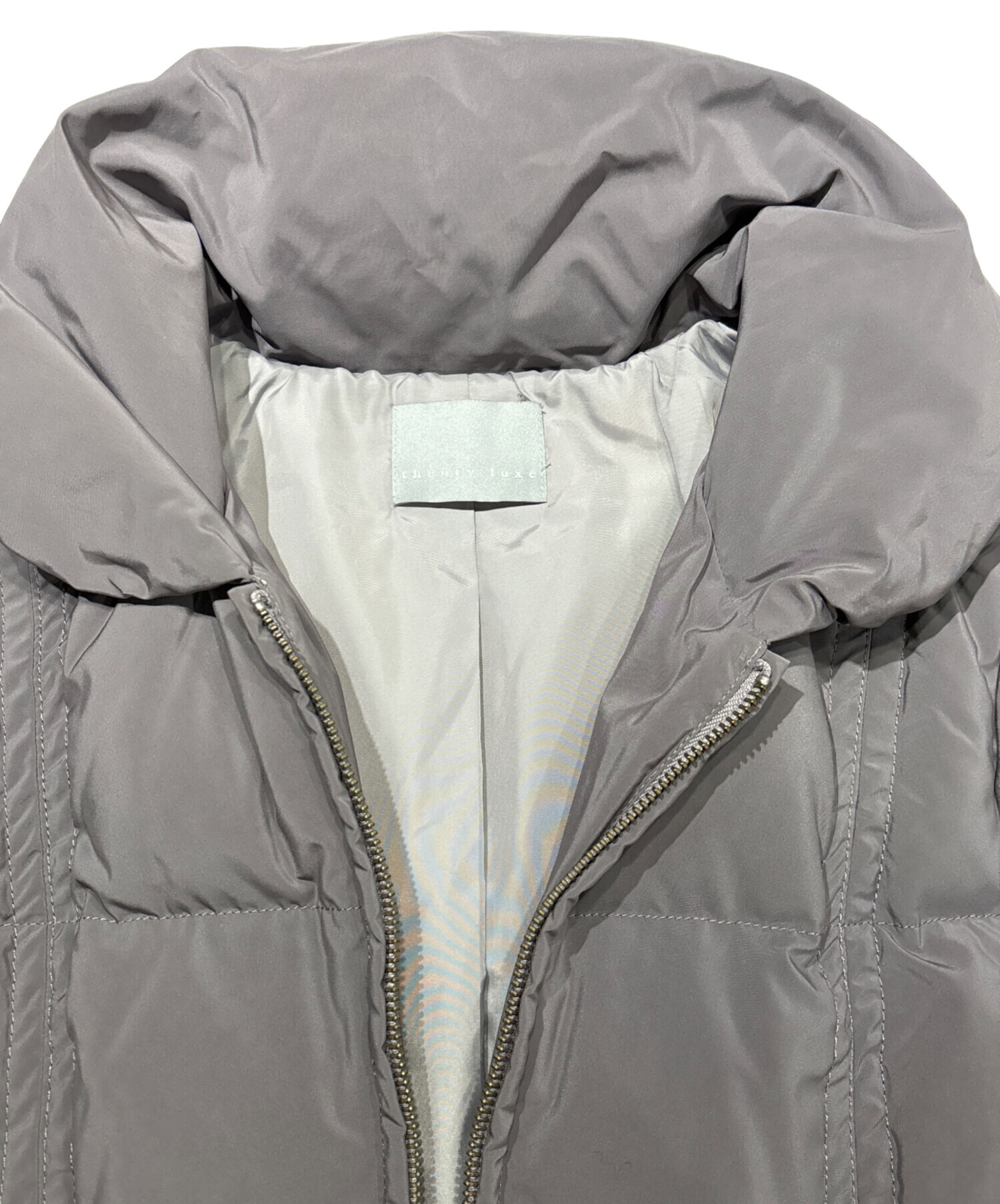 中古・古着通販】theory luxe (セオリーリュクス) ダウンコート グレー 