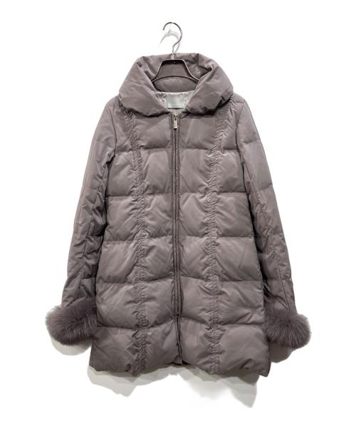 美品theory luxe ダウンジャケット　サイズ38 中古・古着通販】theory (セオリー) ダウンジャケット カーキ