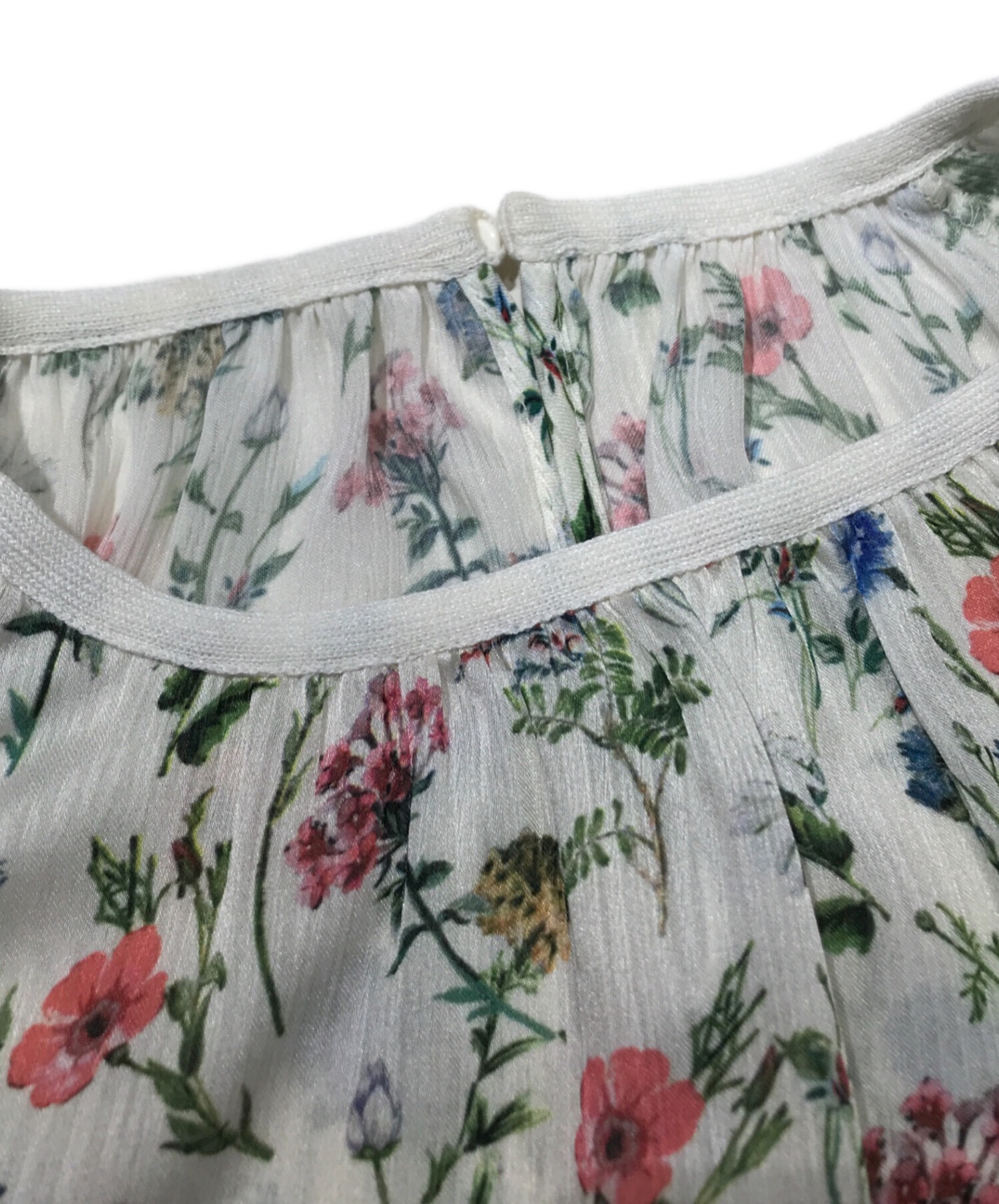 中古・古着通販】ANAYI (アナイ) ボタニカルフラワープリントギャザー 