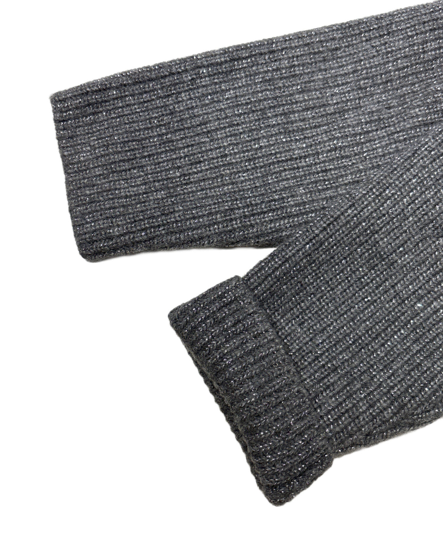 中古・古着通販】CADUNE (カデュネ) フレアSETニット グレー サイズ:38