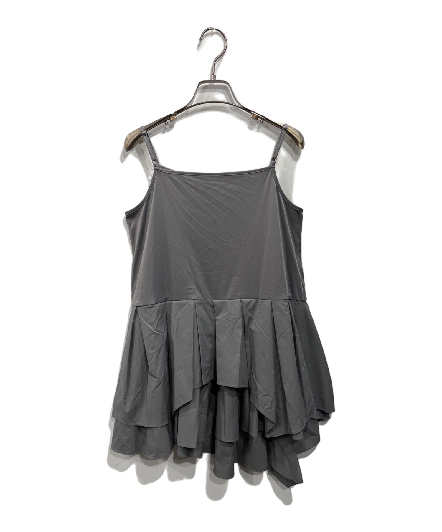 中古・古着通販】CADUNE (カデュネ) フレアSETニット グレー サイズ:38