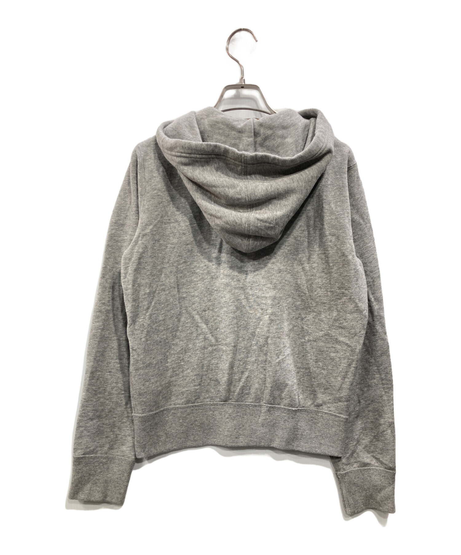 90s ポロラルフローレン ジップパーカー サーマル フード グレー 古着 中古・古着通販】POLO RALPH LAUREN (ポロ・ラルフローレン) ジップ