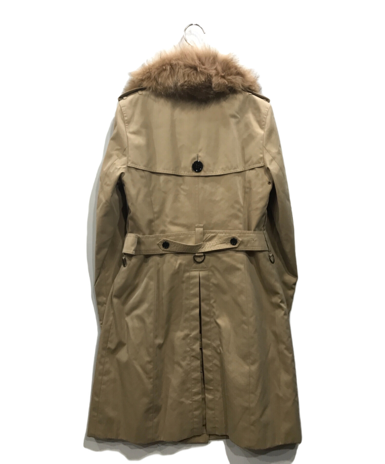 BURBERRY フォックスファー付き3wayコート 【公式通販】