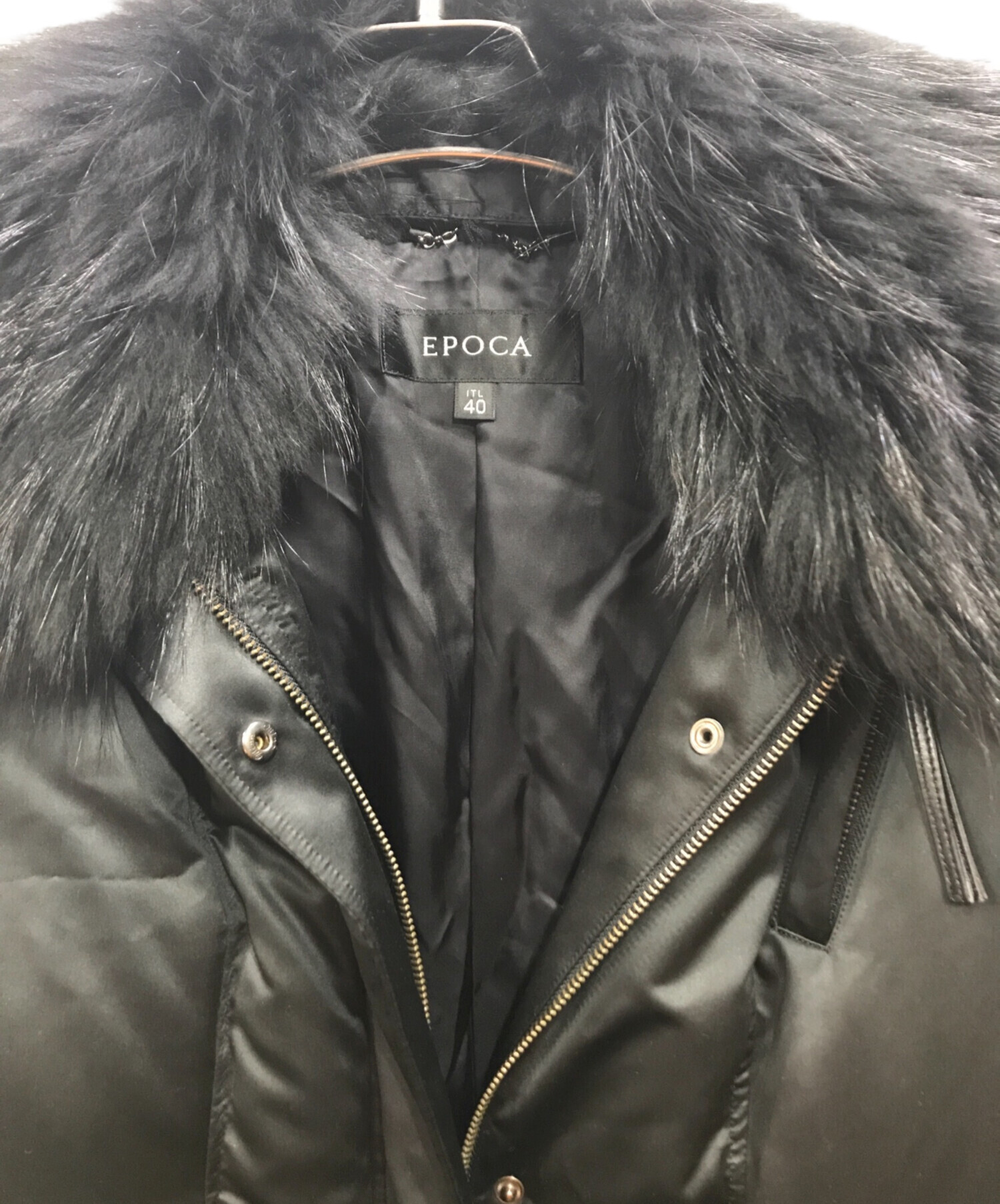 中古・古着通販】EPOCA (エポカ) ラクーンファー付ダウンコート 
