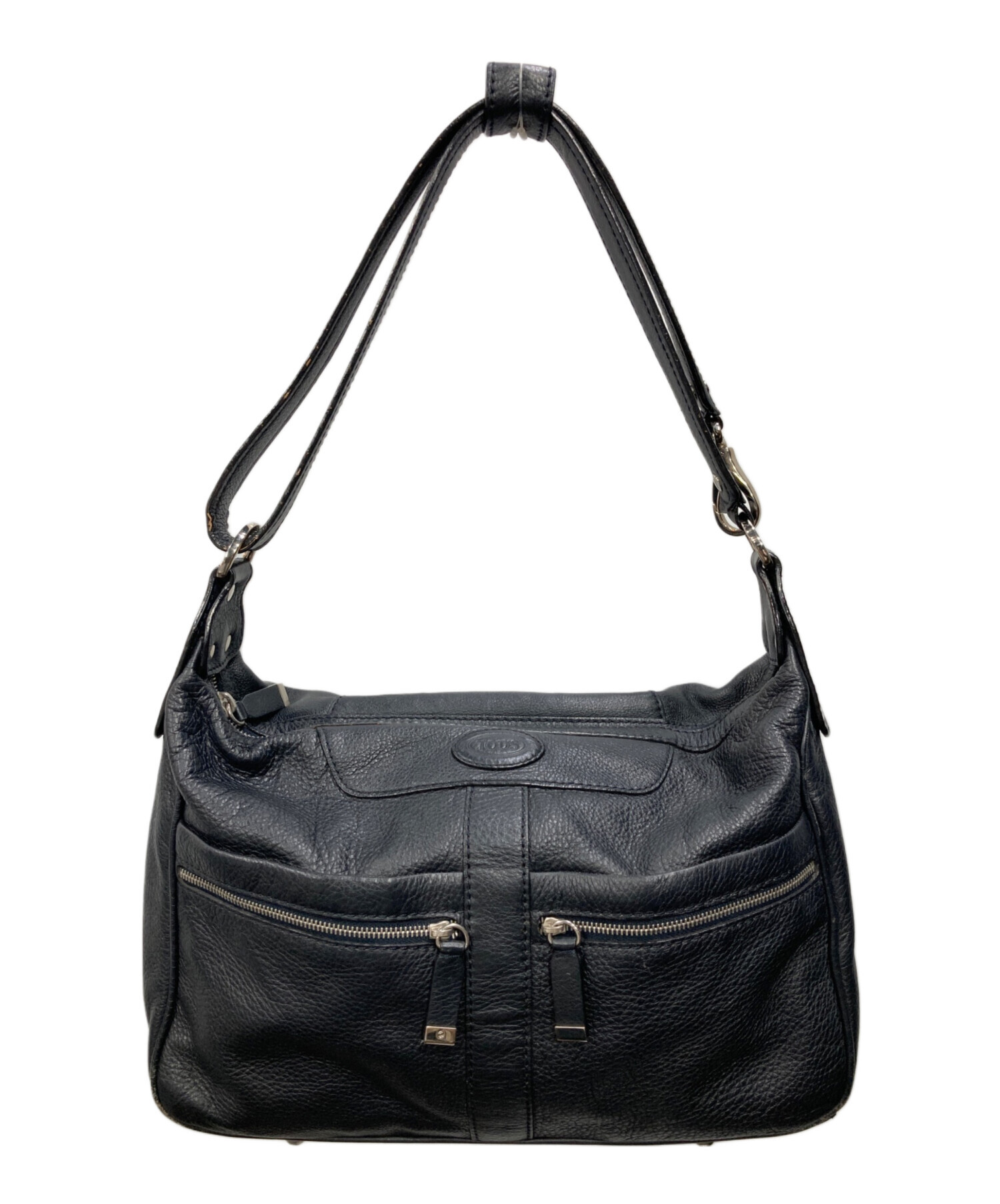 Tod's【トッズ】ワンショルダーバッグ 中古・古着通販】TOD'S (トッズ) ワンショルダーバッグ ブラック