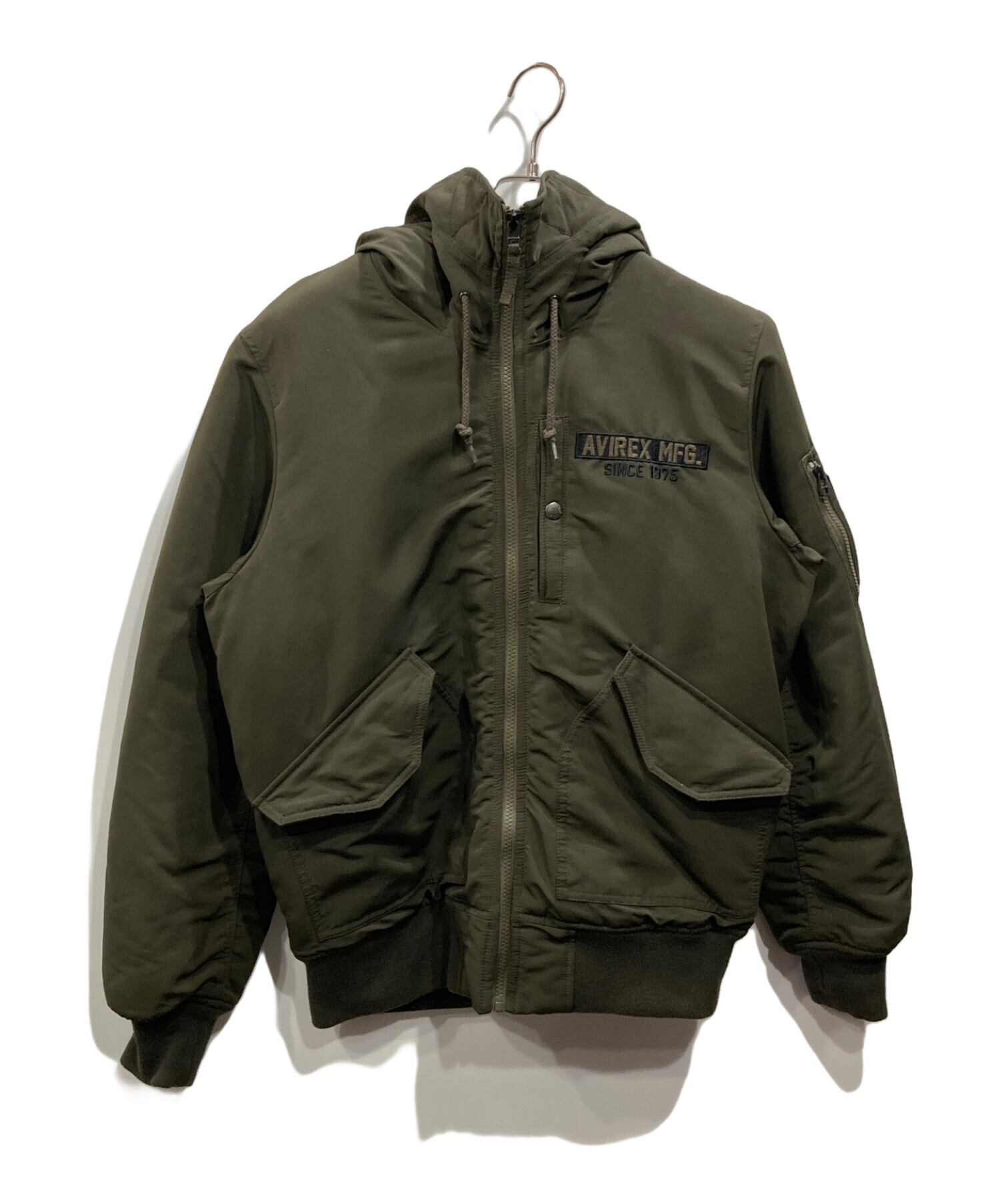 中古・古着通販】AVIREX (アヴィレックス) フライトジャケット カーキ 