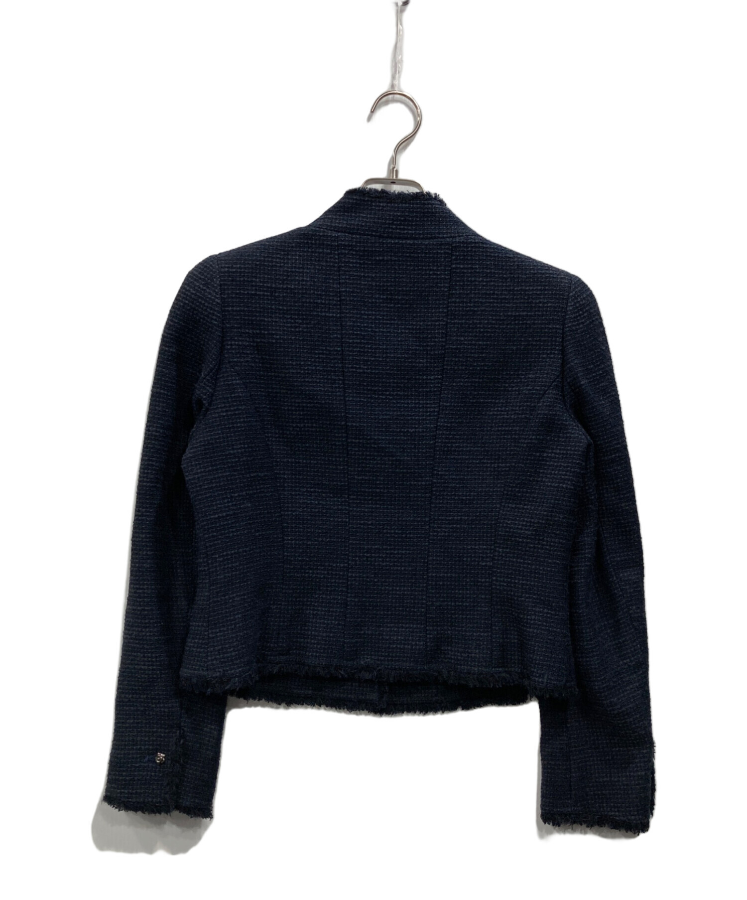 中古・古着通販】Rene (ルネ) ツイードセットアップ ネイビー サイズ 