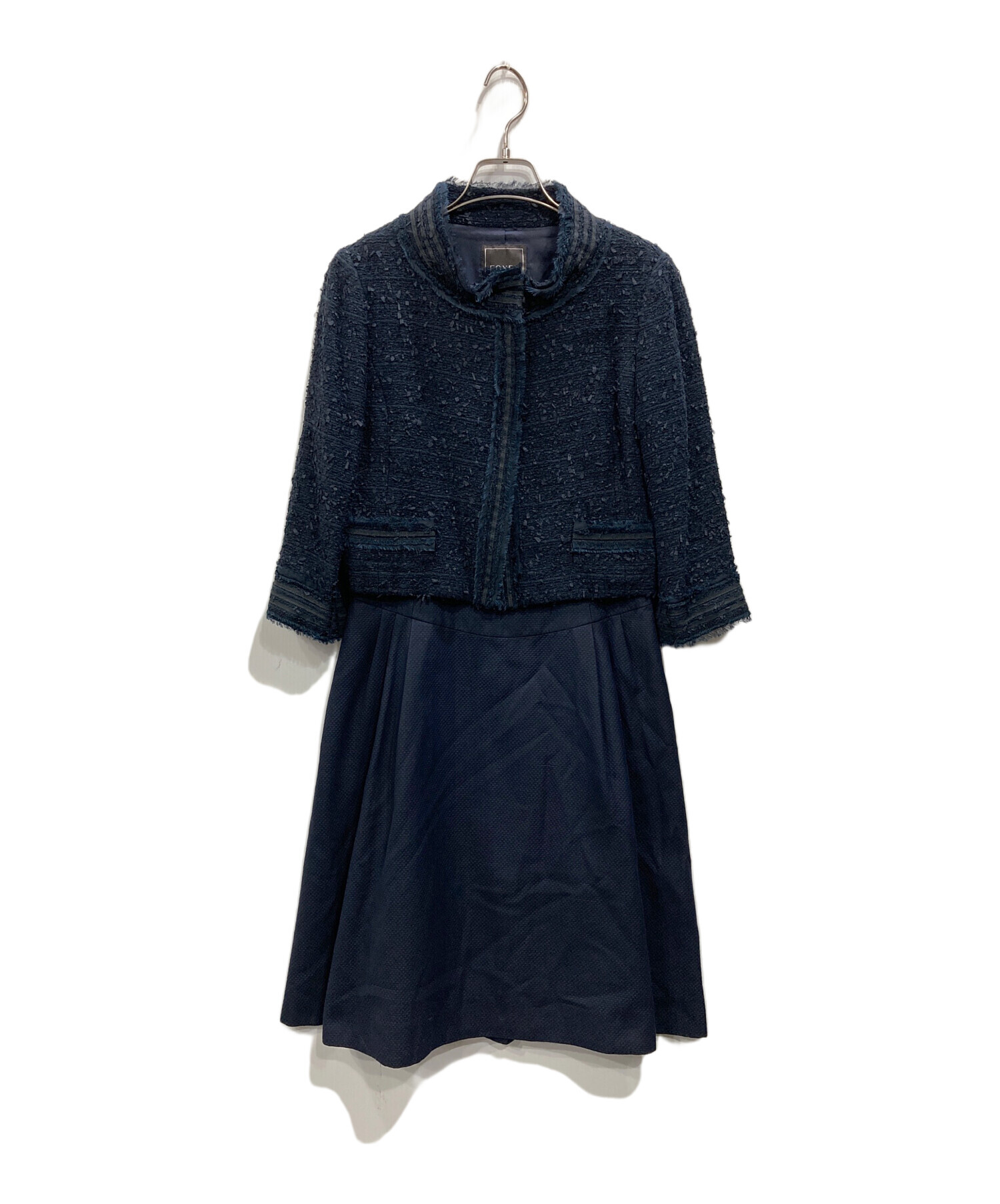 中古・古着通販】FOXEY (フォクシー) ツイードセットアップワンピース