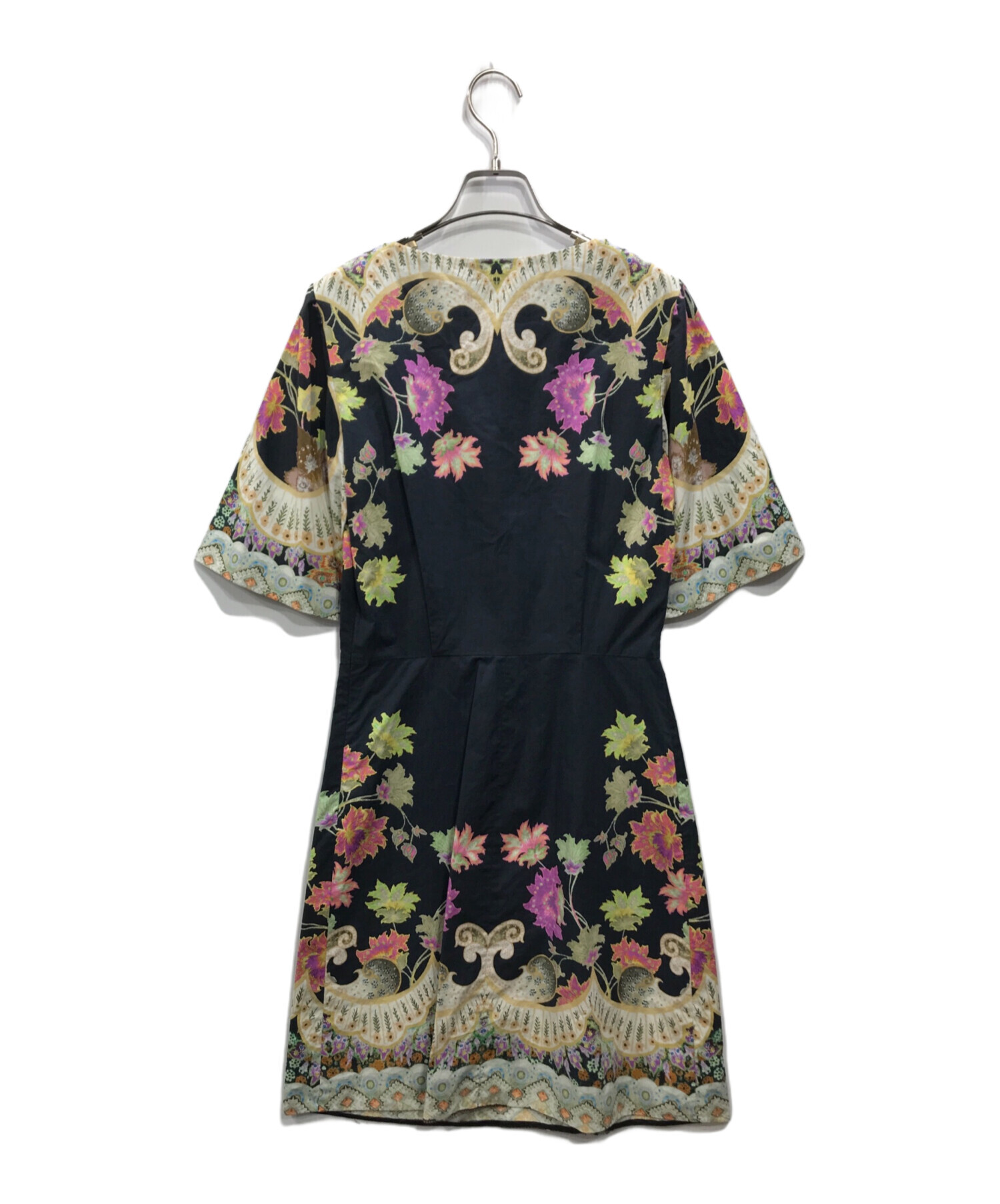 中古・古着通販】ETRO (エトロ) ペイズリー柄ワンピース マルチカラー