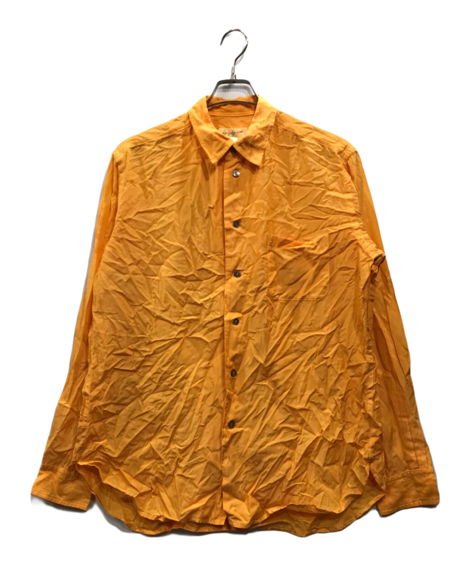 Yohji Yamamoto オレンジシャツ サイズ4 Yohji Yamamoto オレンジシャツ サイズ4 【公式通販】