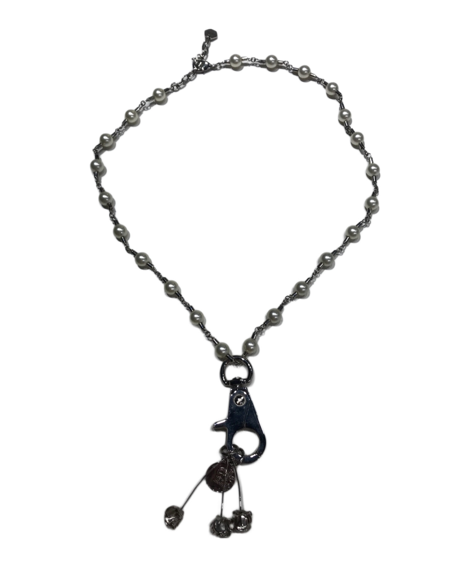 中古・古着通販】DIOR (ディオール) ロジウムフィニッシュ カラビナ 